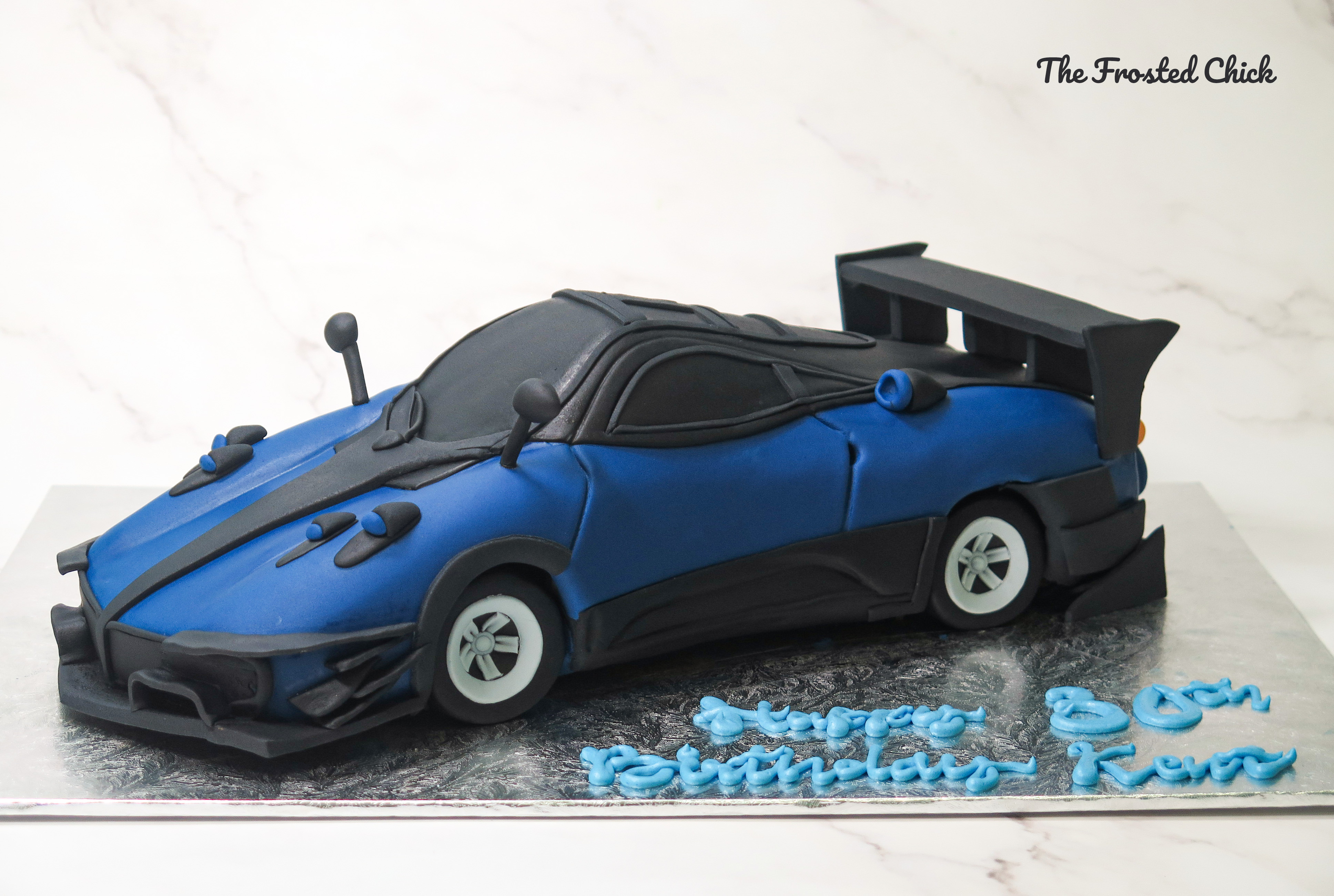 fondant car pagani zonda